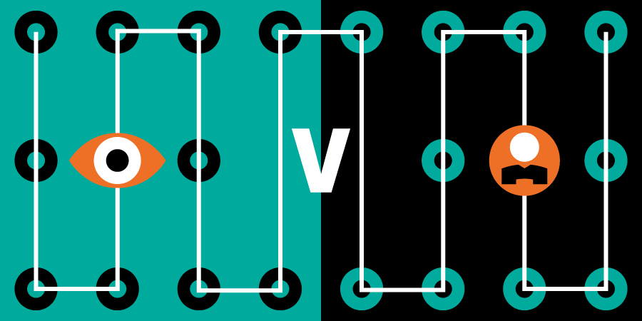 AI vs humans in supply chain illustration showing collaboration between technology and people.