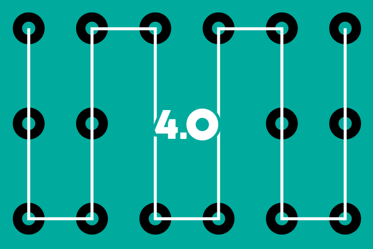 Visual illustration of a connected supply chain network using AI, robotics and IoT for real-time data and collaboration